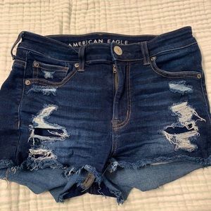 Dark Wash denim shorts